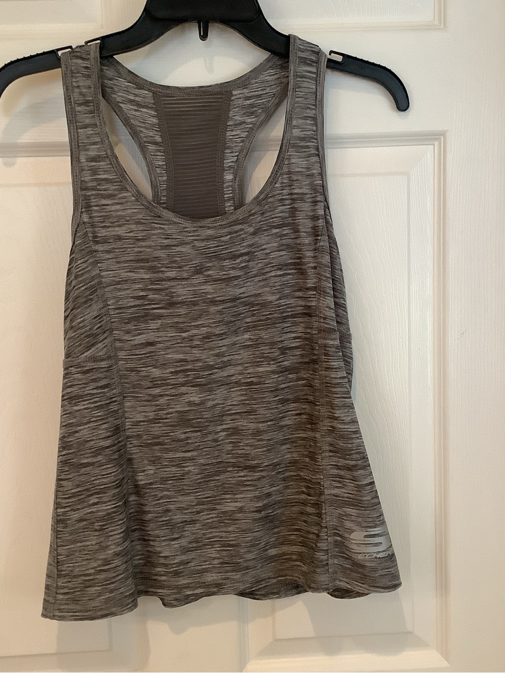 Skechers Sport Heathered Gray Racerback Performance Tank